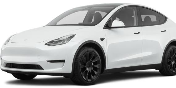TESLA MODEL Y 2021 5YJYGDEE8MF218284 image